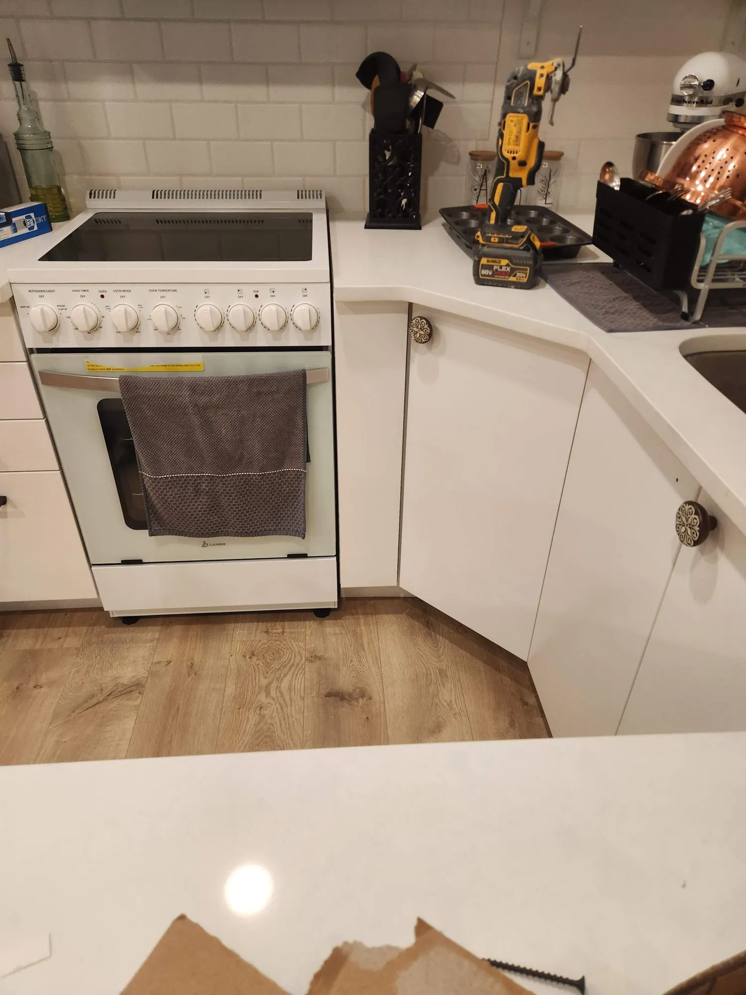 Kitchen refresh with subway tile backsplash — recorded in Vancouver, WA